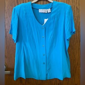 Vintage Silk Lore by Beth Terrell Blouse NWT
